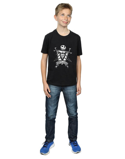 Black - Lifestyle - Nightmare Before Christmas Boys Misfit Love Jack Skellington Cotton T-Shirt