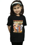 Black - Lifestyle - Bambi Girls Thumper Montage Cotton T-Shirt