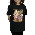Black - Front - Bambi Girls Thumper Montage Cotton T-Shirt
