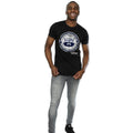 Black - Side - Guardians Of The Galaxy Mens Rocket Powered Cotton T-Shirt