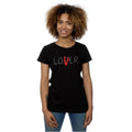 Black - Back - It Womens-Ladies Loser Lover Cotton T-Shirt
