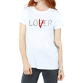 White - Front - It Womens-Ladies Loser Lover Cotton T-Shirt