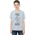 Sports Grey - Back - Frozen Boys Free Hugs Olaf T-Shirt