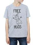 Sports Grey - Pack Shot - Frozen Boys Free Hugs Olaf T-Shirt