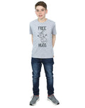 Sports Grey - Close up - Frozen Boys Free Hugs Olaf T-Shirt