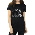 Black - Front - 101 Dalmatians Womens-Ladies Puppies Cotton Boyfriend T-Shirt