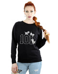 Black - Lifestyle - 101 Dalmatians Womens-Ladies Puppies Cotton Sweatshirt