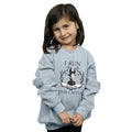 Sports Grey - Back - Maleficent Girls I Run This Castle Cotton Sweatshirt