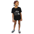 Black - Side - 101 Dalmatians Girls Puppies Cotton T-Shirt