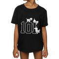 Black - Front - 101 Dalmatians Girls Puppies Cotton T-Shirt