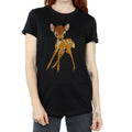 Black - Front - Bambi Womens-Ladies Cotton Boyfriend T-Shirt