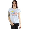 Heather Grey - Back - Dumbo Womens-Ladies Classic Heather T-Shirt