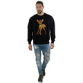 Black - Side - Bambi Mens Classic Cotton Sweatshirt