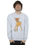 Sports Grey - Back - Bambi Mens Classic Cotton Sweatshirt