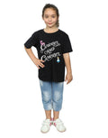 Black - Close up - Alice In Wonderland Girls Curiouser And Curiouser Cotton T-Shirt