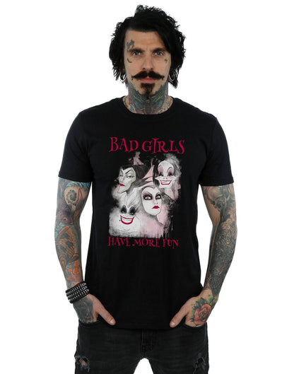 Black - Back - Disney Mens Bad Girls Have More Fun Cotton T-Shirt