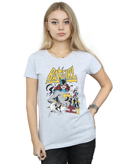 Sports Grey - Back - DC Comics Womens-Ladies Heroine Or Villainess Batgirl Cotton T-Shirt