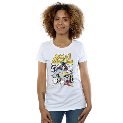 White - Lifestyle - DC Comics Womens-Ladies Heroine Or Villainess Batgirl Cotton T-Shirt