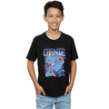 Black - Back - Aladdin Boys Genie Montage Cotton T-Shirt