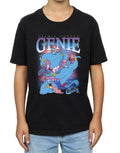 Black - Pack Shot - Aladdin Boys Genie Montage Cotton T-Shirt