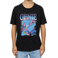 Black - Front - Aladdin Boys Genie Montage Cotton T-Shirt