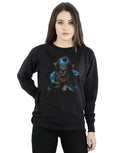 Black - Lifestyle - It Womens-Ladies Pennywise Grin Cotton Sweatshirt