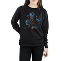 Black - Front - It Womens-Ladies Pennywise Grin Cotton Sweatshirt