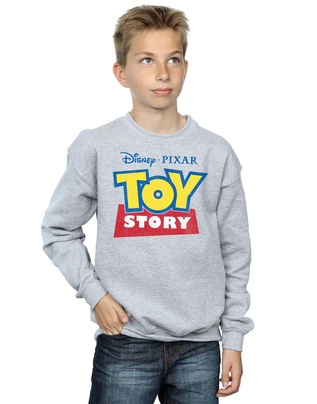 Sports Grey - Back - Toy Story Boys Logo Cotton Sweatshirt