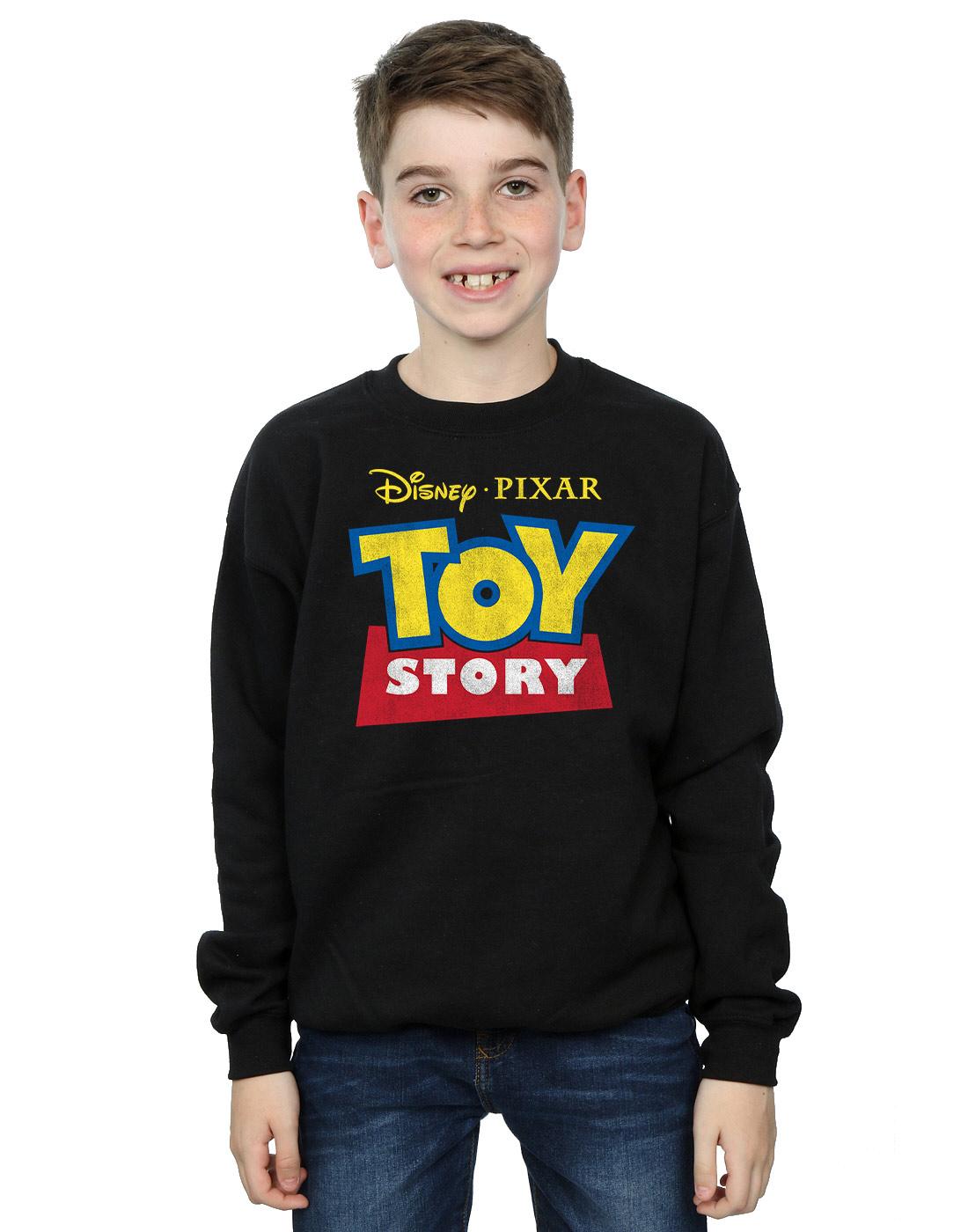 Black - Lifestyle - Toy Story Boys Logo Cotton Sweatshirt