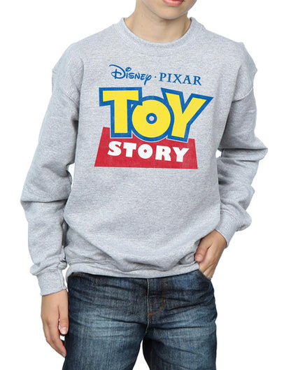 Sports Grey - Side - Toy Story Boys Logo Cotton Sweatshirt
