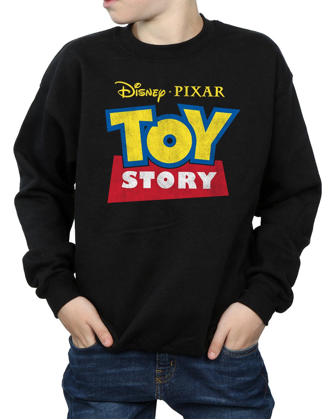 Black - Pack Shot - Toy Story Boys Logo Cotton Sweatshirt