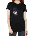 Black - Front - It Womens-Ladies Pennywise Stare Cotton Boyfriend T-Shirt