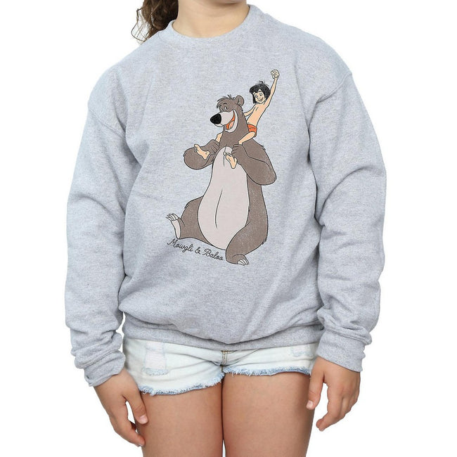 Jungle Book Girls Classic Mowgli And Baloo Sweatshirt Discounts on