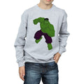 Sports Grey-Green - Front - Hulk Boys Sweatshirt