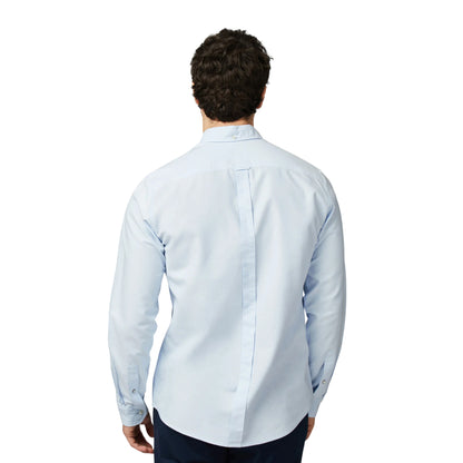 Sky - Back - Ben Sherman Mens Signature Oxford Long-Sleeved Shirt
