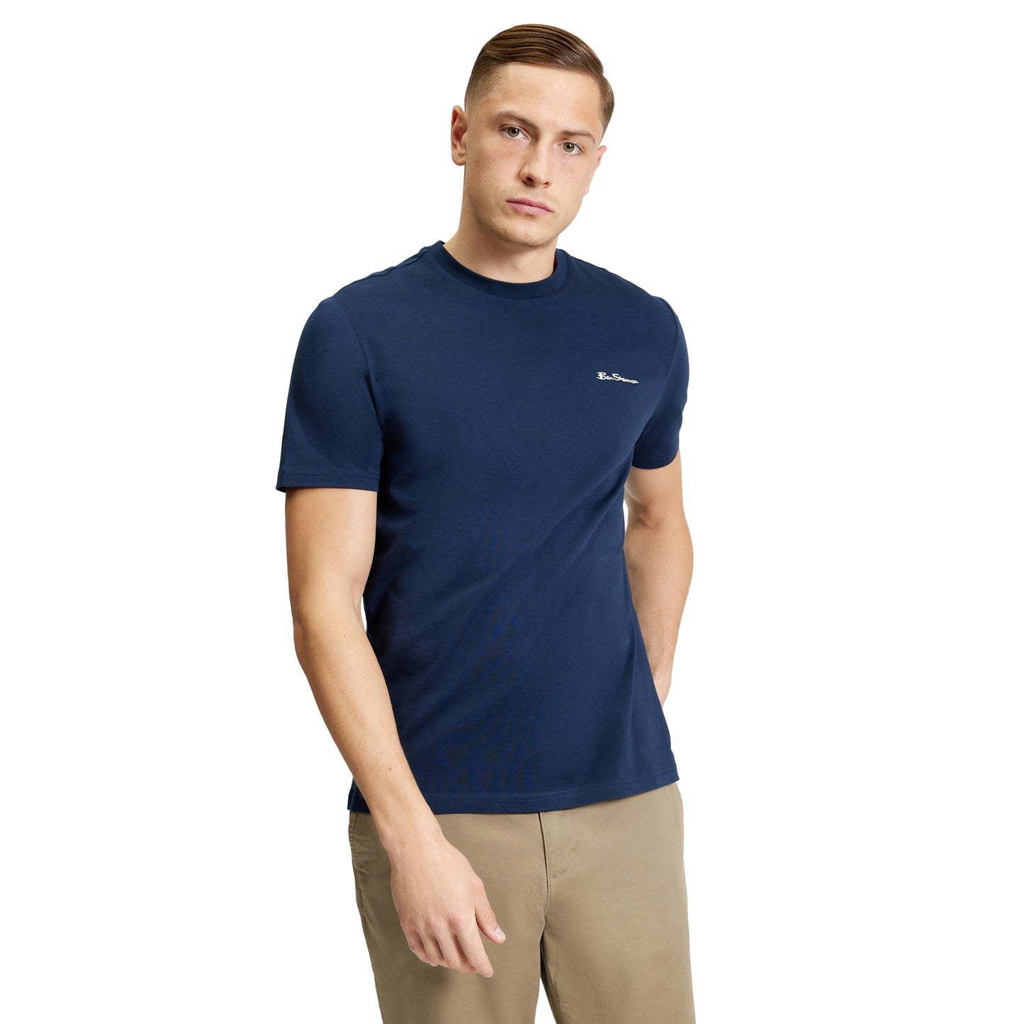 Dark Navy - Front - Ben Sherman Mens Signature T-Shirt