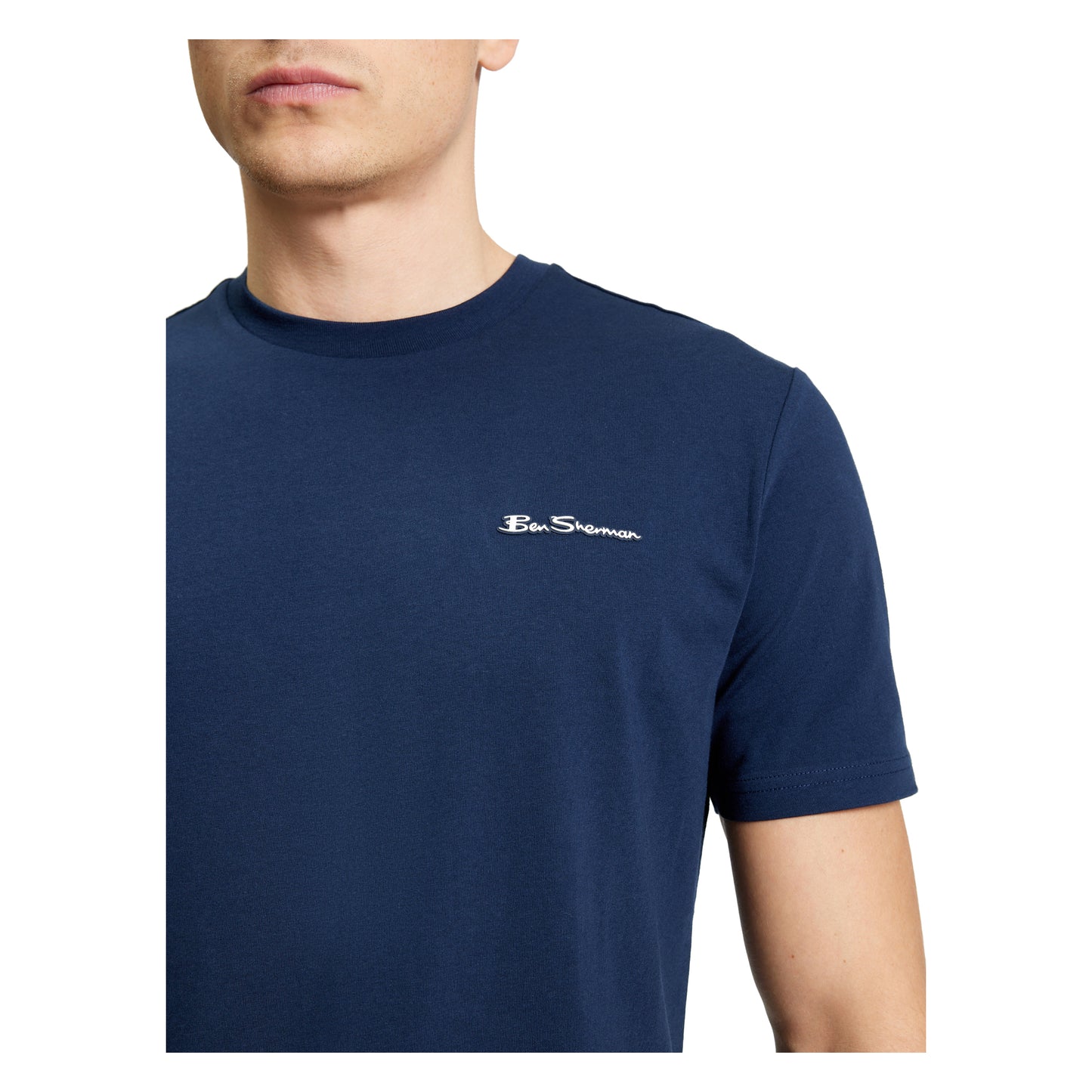 Dark Navy - Side - Ben Sherman Mens Signature T-Shirt