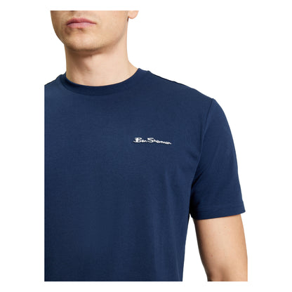 Dark Navy - Side - Ben Sherman Mens Signature T-Shirt
