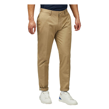 Stone - Front - Ben Sherman Mens Signature Stretch Slim Chinos