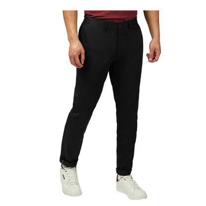Black - Front - Ben Sherman Mens Signature Stretch Slim Chinos