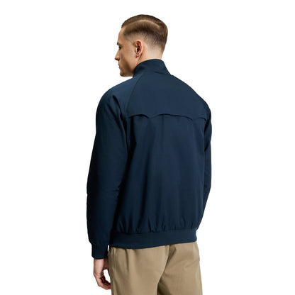 Dark Navy - Back - Ben Sherman Mens Harrington Signature Jacket