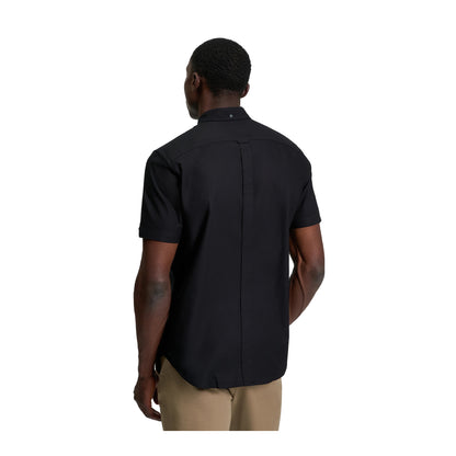 Blue - Front - Ben Sherman Mens Signature Oxford Short-Sleeved Shirt