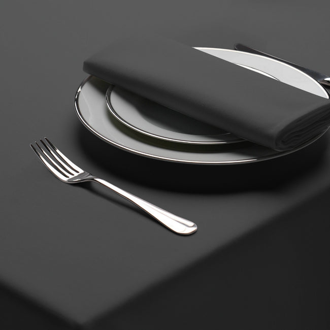 Pewter - Back - Belledorm Amalfi Rectangular Table Cloth