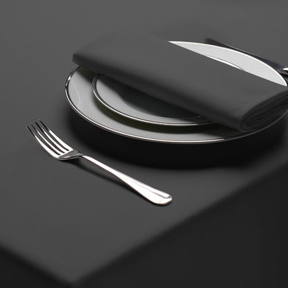 Pewter - Back - Belledorm Amalfi Rectangular Table Cloth