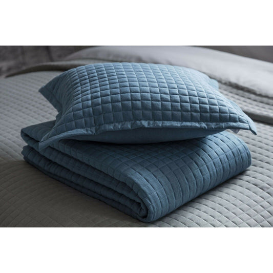 Cobalt - Front - Belledorm Crompton Filled Cushion