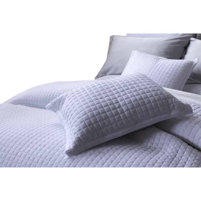 White - Front - Belledorm Crompton Filled Cushion