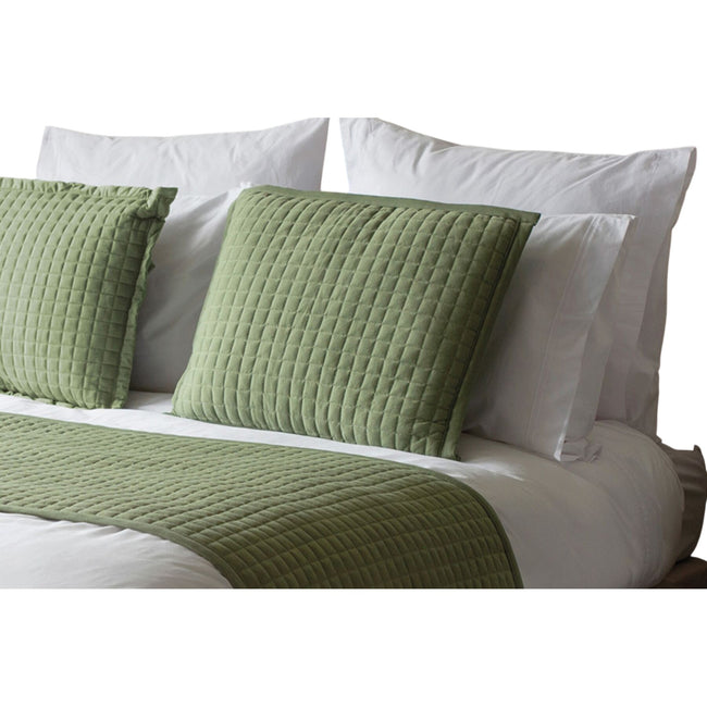 Sage - Front - Belledorm Crompton Filled Cushion