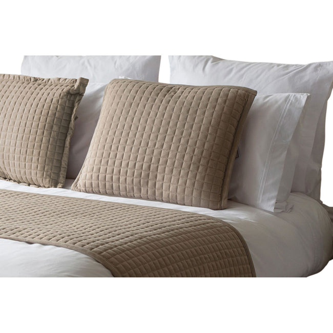 Mocha - Front - Belledorm Crompton Filled Cushion