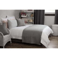 Grey - Front - Belledorm Crompton Quilted Bed Runner