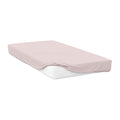 Powder Pink - Front - Belledorm 200 Thread Count Egyptian Cotton Fitted Sheet